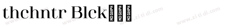 Athachantr Black字体转换